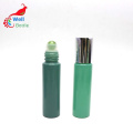 10ml eye cream serum essential oil lip gloss roll on glass bottle with gem stone roller ball Roller-115B